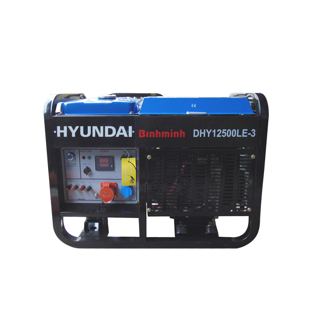Máy phát điện Hyundai 12kva 3 pha chạy dầu