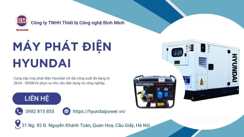 Địa chỉ mua máy phát điện chính hãng