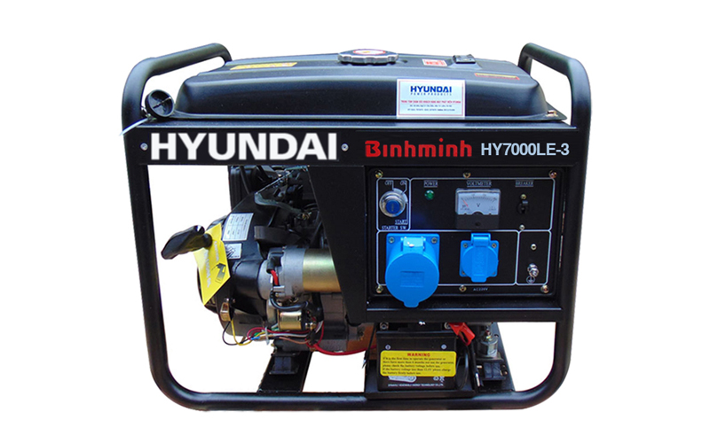 Máy phát điện dân dụng chạy xăng Hyundai HY7000LE