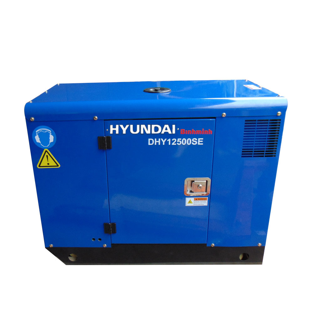 Máy phát điện chạy dầu 10kW – 11kW Hyundai DHY12500SE