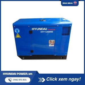 Máy phát điện chạy dầu 10Kw – 11Kw diesel Hyundai DHY12500SE