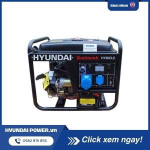 Máy phát điện 2.5kw chạy xăng Hyundai nhập khẩu chính hãng