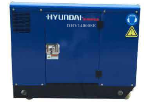 Máy Phát điện Chạy Dầu 1 Pha Hyundai DHY14000SE