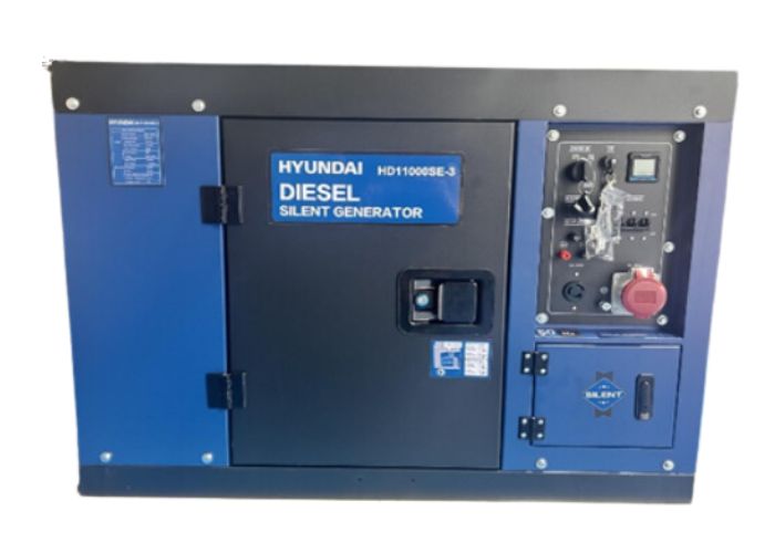 Máy Phát điện 10kVA Chạy Dầu 3 Pha Hyundai HD11000SE 3