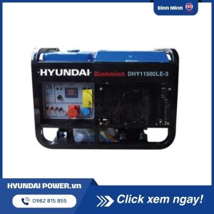 Máy phát điện chạy xăng 3 pha 12.5kVA – 13.75kVA HY11500LE – 3