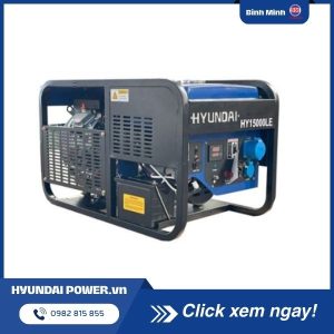 Máy phát điện 10kW chạy xăng 1 pha HY15000LE, 3 pha HY15000LE-3