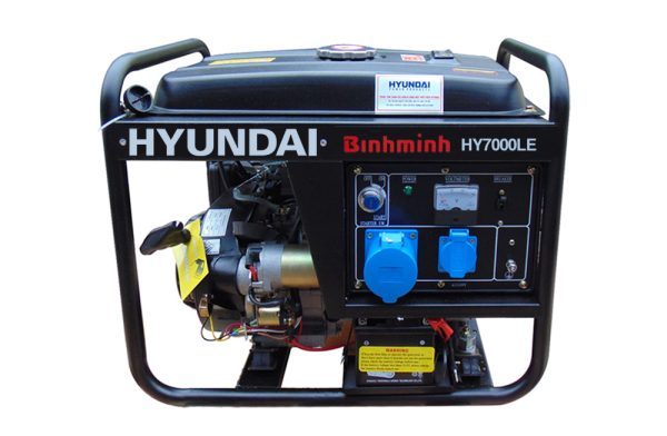 Máy phát điện 5kW chạy xăng đề nổ Hyundai HY7000LE