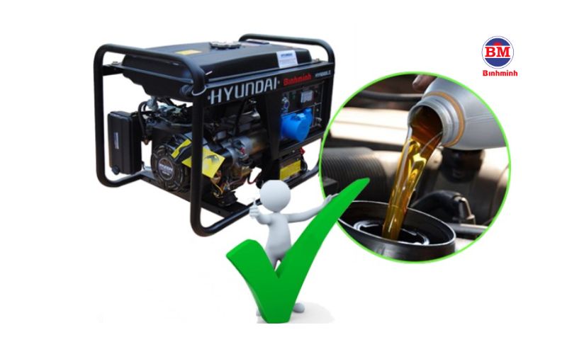 Máy phát điện chạy dầu cho gia đình và văn phòng 10kW – 11kW 1 pha Hyundai DHY12500LE