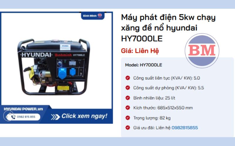 Khái Quát Về Máy Phát điện 5kw Là Gì