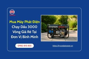 Mua Máy Phát Điện Chạy Dầu 3000 Vòng Giá Rẻ Tại Đơn Vị Bình Minh (1)