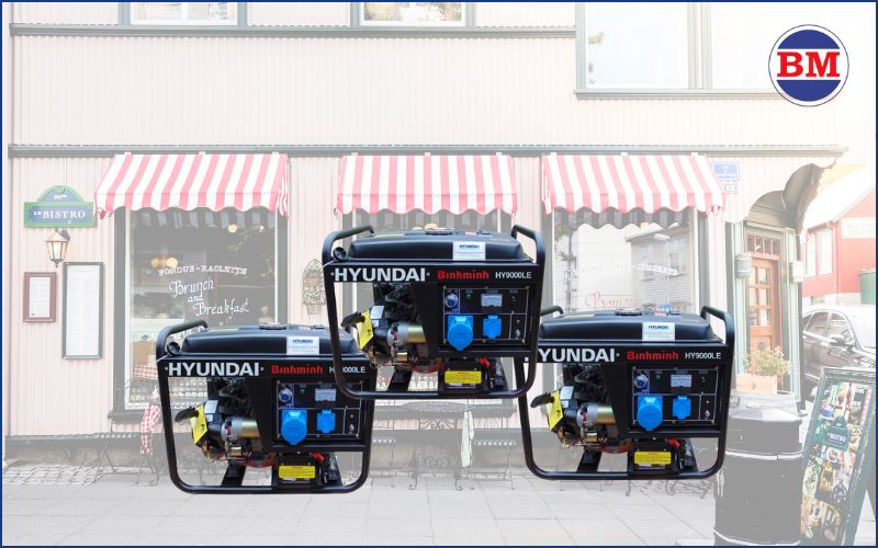 Các Thiết Bị Cần Dùng Máy Phát điện ở Hộ Kinh Doanh Nhỏ