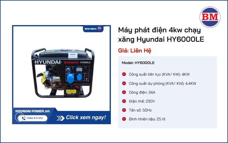 Máy Phát điện 4kw Là Gì Có Những Loại Nào