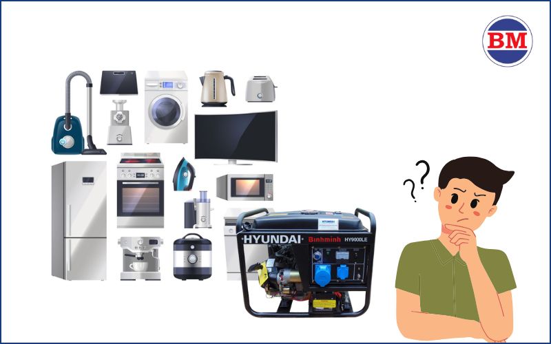 Máy Phát điện Dân Dụng 6kw Chạy được Thiết Bị Nào