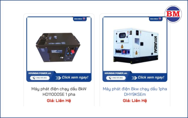 Nên Mua Máy Phát điện 8kw Loại Nào
