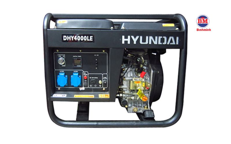Máy Phát Điện Chạy Dầu Hyundai Dhy4000le
