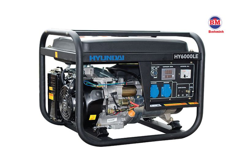 Máy Phát Điện Dầu Diesel 5kw 1 Pha Hyundai Dhy 6000le