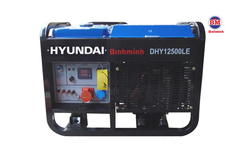 Máy Phát điện Chạy Dầu 10kw – 11kw 1 Pha Hyundai Dhy12500le