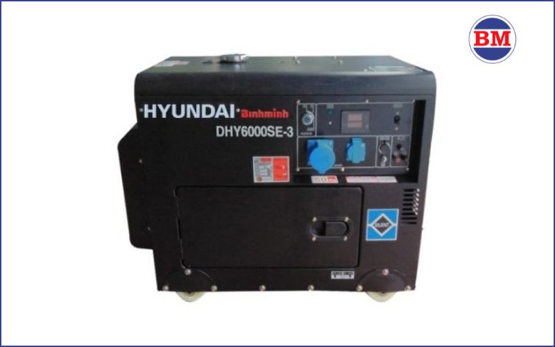 Máy Phát điện Chạy Dầu 7kva Diesel Hyundai Dhy6000se 3