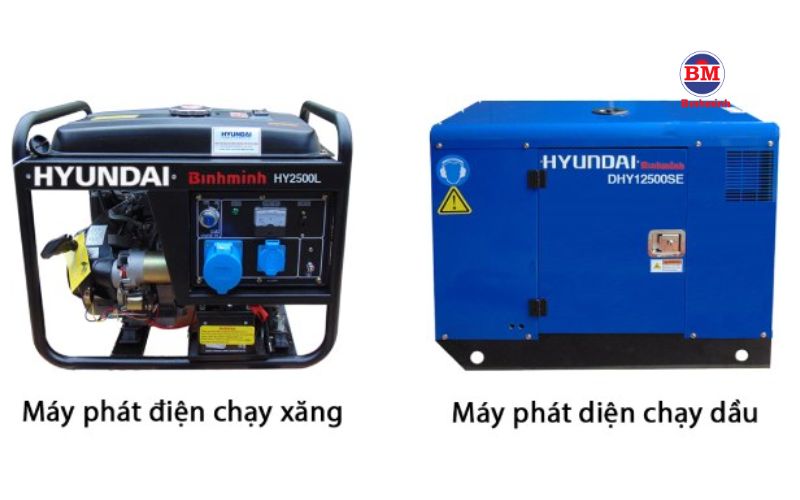 Máy Phát điện Chạy Dầu Bền Hơn Máy Phát điện Chạy Xăng