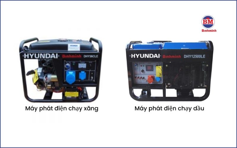 Nên Chọn Máy Phát điện Gia đình Chạy Xăng Hay Dầu