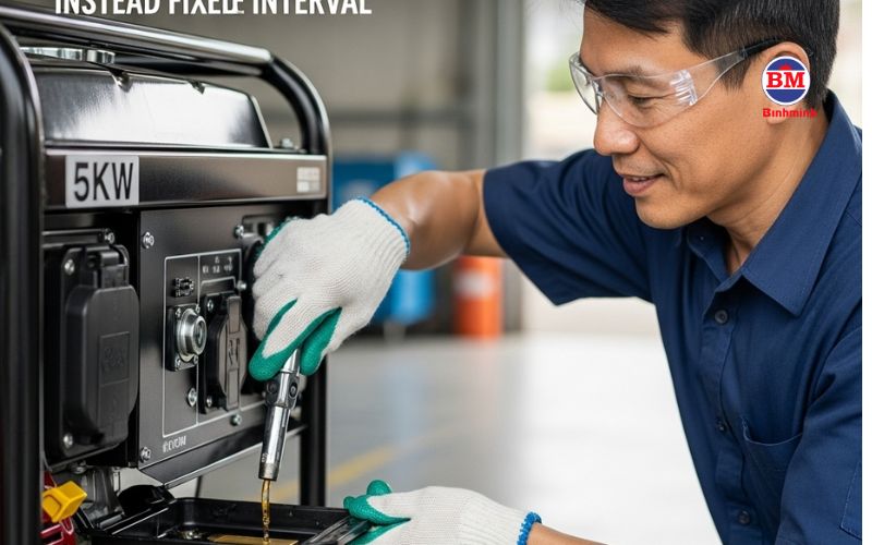 Bước 1 Kiểm Tra Và Thay Thế Dầu Nhớt định Kỳ Theo Giờ Chạy, Không Chỉ Theo Thời Gian