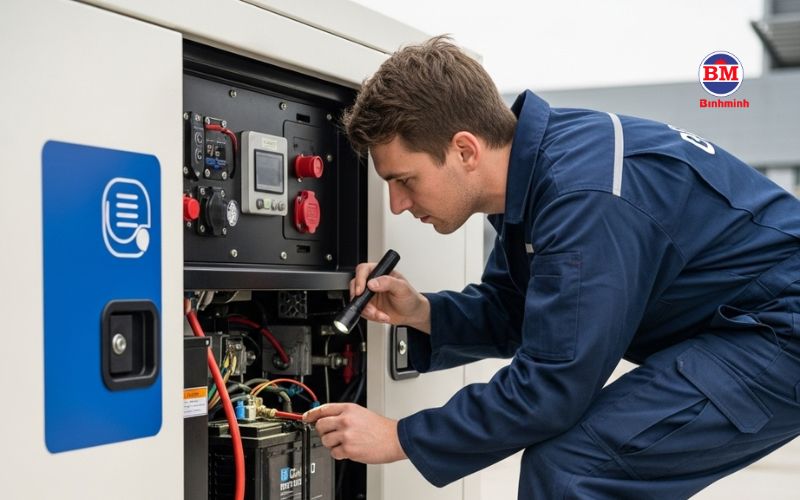Bước 4 Kiểm Tra ắc Quy Và Các Kết Nối điện