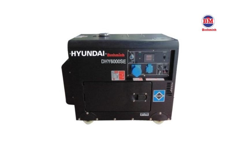 Máy Phát điện Chạy Dầu Hyundai Dhy6000se (có Vỏ Chống ồn)
