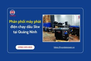 Phân Phối Máy Phát điện Chạy Dầu 5kw Tại Quảng Ninh