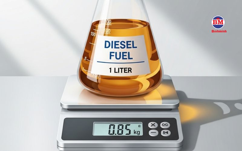 1 Lít Dầu Diesel Có Trọng Lượng Bao Nhiêu Kg