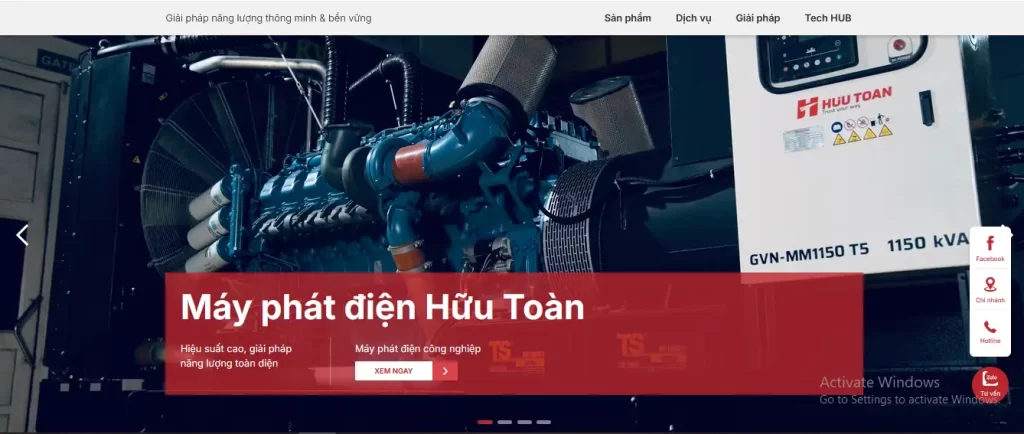 Top 10 đơn Vị Bán Máy Phát điện Gia đình Hữu Toàn
