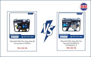 Tong Quan Ve May Phat Dien 5kw Chay Xang Va Chay Dau