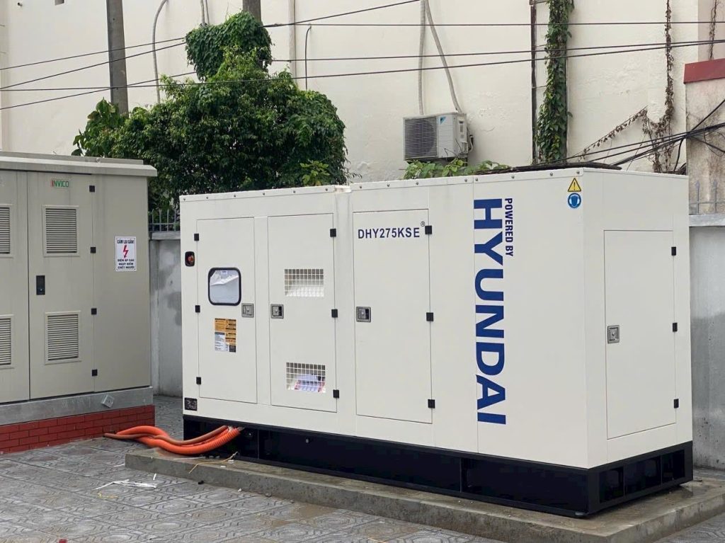May Phat Dien 250kva Chay Dau Hyundai
